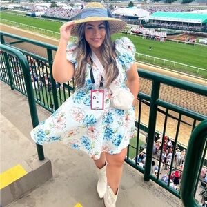 Floral Puff Sleeve Dress